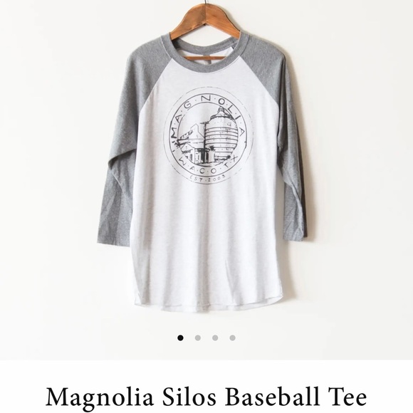 Magnolia Market Grey Baseball Tee from Waco! - Picture 5 of 5